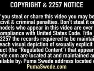 Dom Smoker Puma Swede Pussy Fucks sexually aroused xxx film Slave Claudia Valentine&excl;
