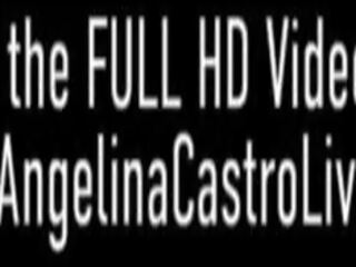 First-rate Massage And Pussy Fucking&excl; Cuban feature Angelina Castro Gets Dicked&excl;