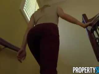 Propertysex - 気のあるそぶりの 若い homebuyer ファック へ 販売 家