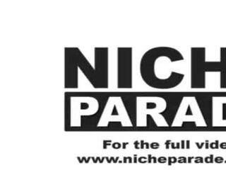 NICHE PARADE - Young&comma; Competitive Pornstars Jocelyn Stone And Kira Perez Enter Competition To Find Out Who Can initiate A youngster Cum Faster With Their Hands