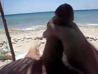 Turkinje moški od puran goli plaža