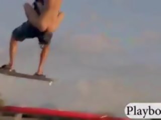 Outstanding playmates tryout kite boarding नग्न