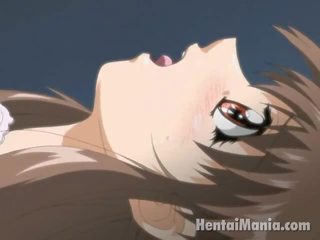 Miellyttävä anime äkäpussi saaminen vaaleanpunainen kalju kusipää nuolaisi mukaan hänen suitor