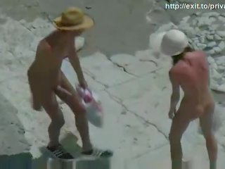 Nude Beach sex movie first-rate amateur couple